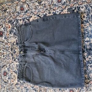 💥4/$20 American Apparel Charcoal Denim Mini Skirt. Large.
